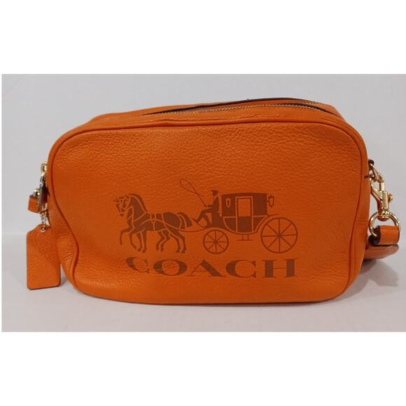 COACH Horse and Carriage Shoulder Bag Browm Multi - Picture 1 of 11